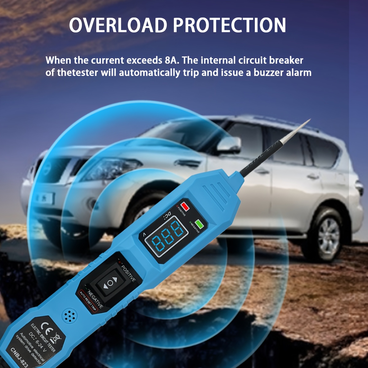 電源回路プローブテスター 6V-24V DC 自動車用電気ヒ - Power Supply Tester のレビューと価格