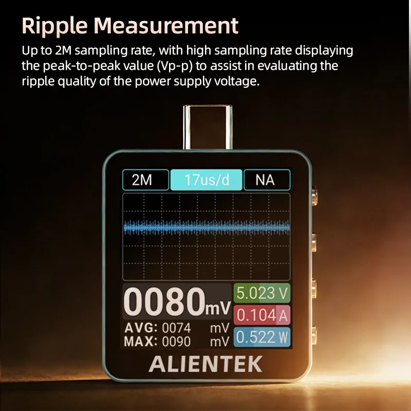 ALIENTEK C2 カラー画面式テスター。240Wの高電 - Power Supply Tester のレビューと価格
