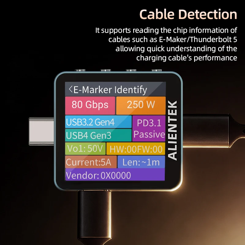 ALIENTEK C2 カラー画面式テスター。240Wの高電 - Power Supply Tester のレビューと価格