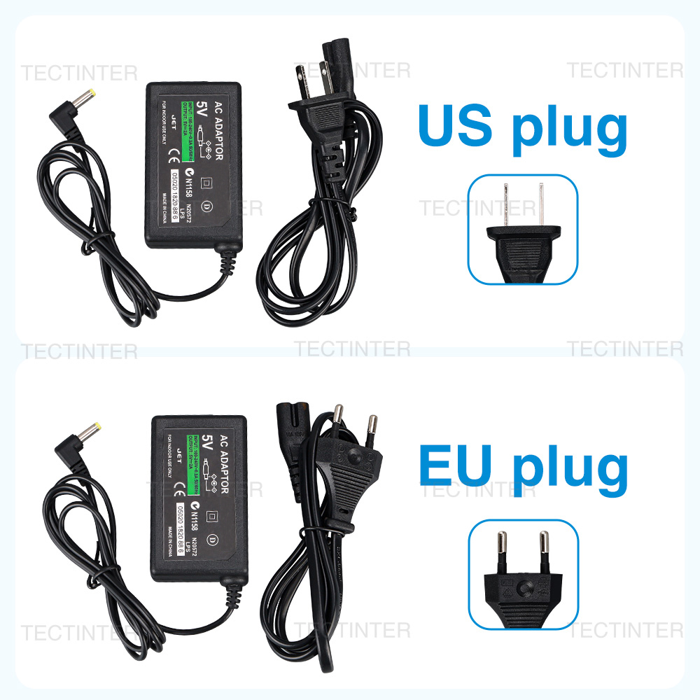 EU USプラグACアダプター壁掛け充電器 PSP充電器電源 - Smps Power Supply のレビューと価格